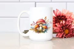 Detailed Pastel Mushroom, Transparent PNG Product Image 2