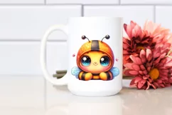 Smiling Baby Bee with Paper Helmet Product Image 2
