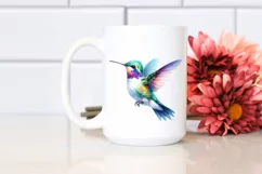 Baby Hummingbird Sublimation Clipart Product Image 2