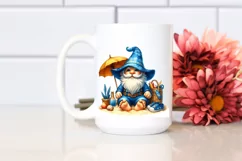Vibrant Summer Gnome Digital Painting Clipart Product Image 2
