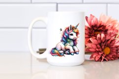 Colorful Baby Unicorn with Street Scene Product Image 2