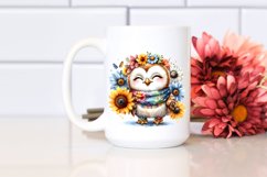 Smiling Sun Owl | Sublimation | Clipart Product Image 2