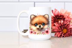 Watercolor Funny Baby Pomeranian Product Image 2