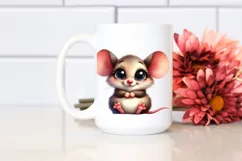 Shy Mouse with Goofy Smile, PNG Product Image 2