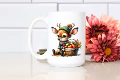 baby deer with Colorful Artistic Style | Autumn Vegetables Product Image 2