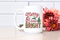 Retro Merry and Bright Christmas Png Product Image 2