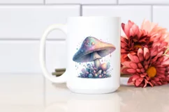 Detailed Pastel Shiny Mushroom PNG Product Image 2