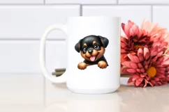 Funny Baby Rottweiler PNG Product Image 2