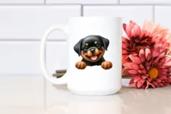 Funny Baby Rottweiler PNG Product Image 2