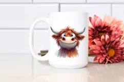 Expressive Highland Cow, Transparent PNG Product Image 2