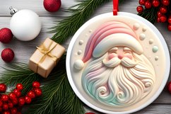 3D Christmas Santa with Depth Sublimation PNG Product Image 2
