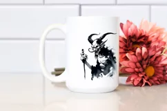 Halloween Image with Demon, Sinister PNG Product Image 2