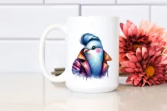 Cute Baby Dove Watercolor PNG Product Image 2
