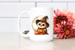 dressed for Halloween Baby Owl PNG Product Image 2
