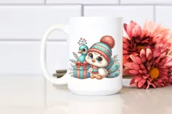 Cute Baby Peacock Retro PNG Product Image 2