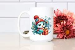 Cute Baby Peacock with Present PNG Product Image 2