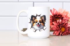 Funny Crazy Papillon Clipart Product Image 2