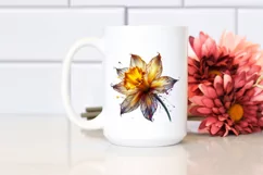 Shiny Detailed Daffodil | Watercolor Clipart Product Image 2