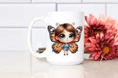 Baby Butterfly Big Eyes Standing Happy | Sublimation | Product Image 2