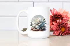Glossy Gardenia | Watercolor Clipart Product Image 2