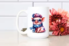 Proud Funny Baby Pig PNG Product Image 2
