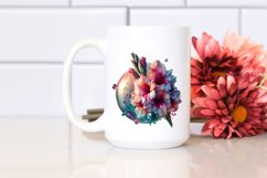 Abstract Gladiolus Round | Clipart Product Image 2