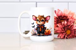 Dressed Halloween Elk Clipart Product Image 2