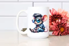 Revolting Baby Mouse with Jeans PNG Product Image 2