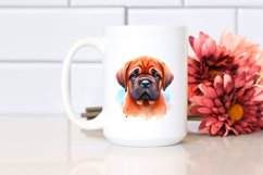 Vibrant Mastiff | Watercolor Clipart Product Image 2