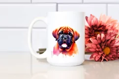Enthusiastic Mastiff Clipart, Transparent PNG Product Image 2