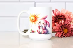 Cute Baby Bunny Clipart, Transparent PNG Product Image 2