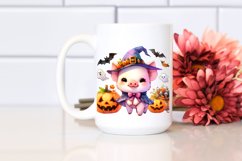 Vibrant Halloween Pig Clipart Product Image 2