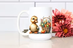 Colorful Baby Duck | Watercolor | Basket Product Image 2