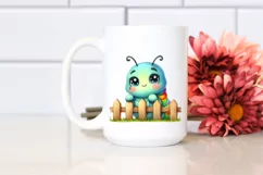 Cute Small Baby Caterpillar | Sublimation | Clipart Product Image 2