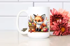 Colorful Baby Fox | Watercolor | Basket Product Image 2