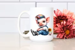 cute Baby Pig PNG Product Image 2