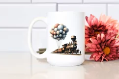 Vintage Rusty Train, High-Res PNG Product Image 2