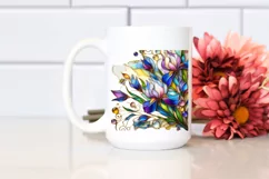 Watercolor Luxury Flower Splash Clipart Product Image 2