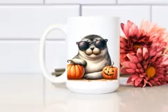 Detailed Watercolor Funny Seal Clipart Product Image 2