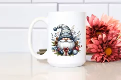 Detailed Winter Gnome Watercolor PNG Product Image 2