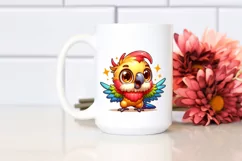 Colorful Baby Cockatoo Dance Clipart Product Image 2
