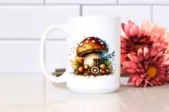 Detailed Wooden and Stained Mushroom PNG Product Image 2
