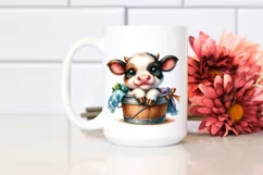 Colorful Baby Cow | Clipart Product Image 2
