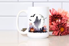 Simple Halloween Drawing Apparition | Sublimation | Clipart Product Image 2