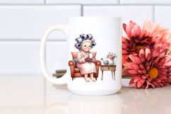 Watercolor Character, Sofa Mug | Clipart Product Image 2