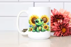 Funny Cute Baby Turtle | Sublimation | PNG Clipart Product Image 2