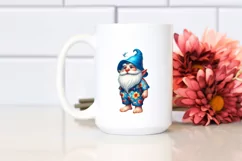 Gnome with Azzure Accents on Beach | Clipart Product Image 2