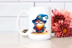 Gnome with Azzure Accents on Beach | Clipart Product Image 2