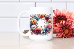 Colorful Floral Frame | Clipart Product Image 2