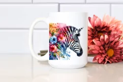 Vibrant Zebra | Sublimation | PNG Clipart Product Image 2